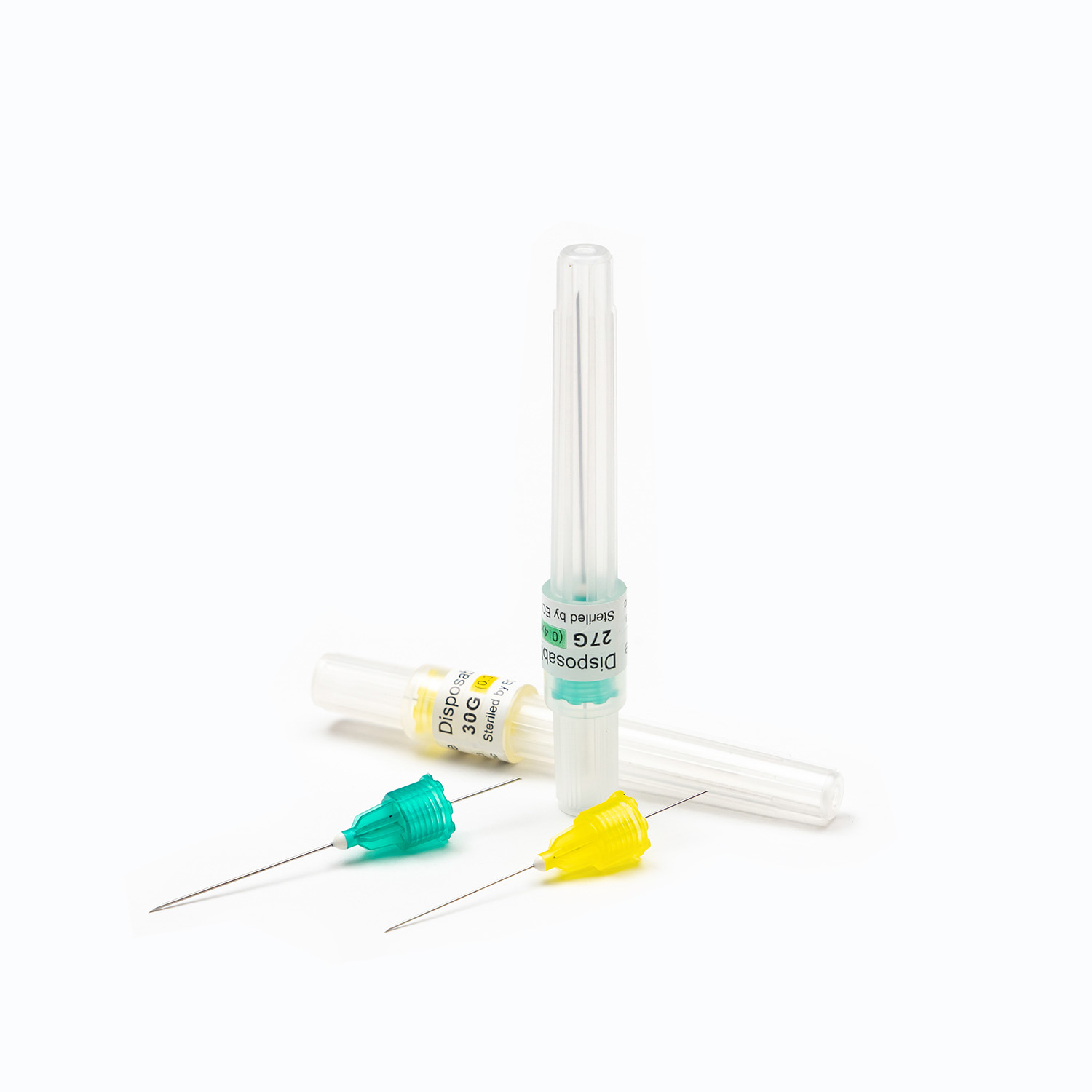 Disposable plastic hub dental karayom